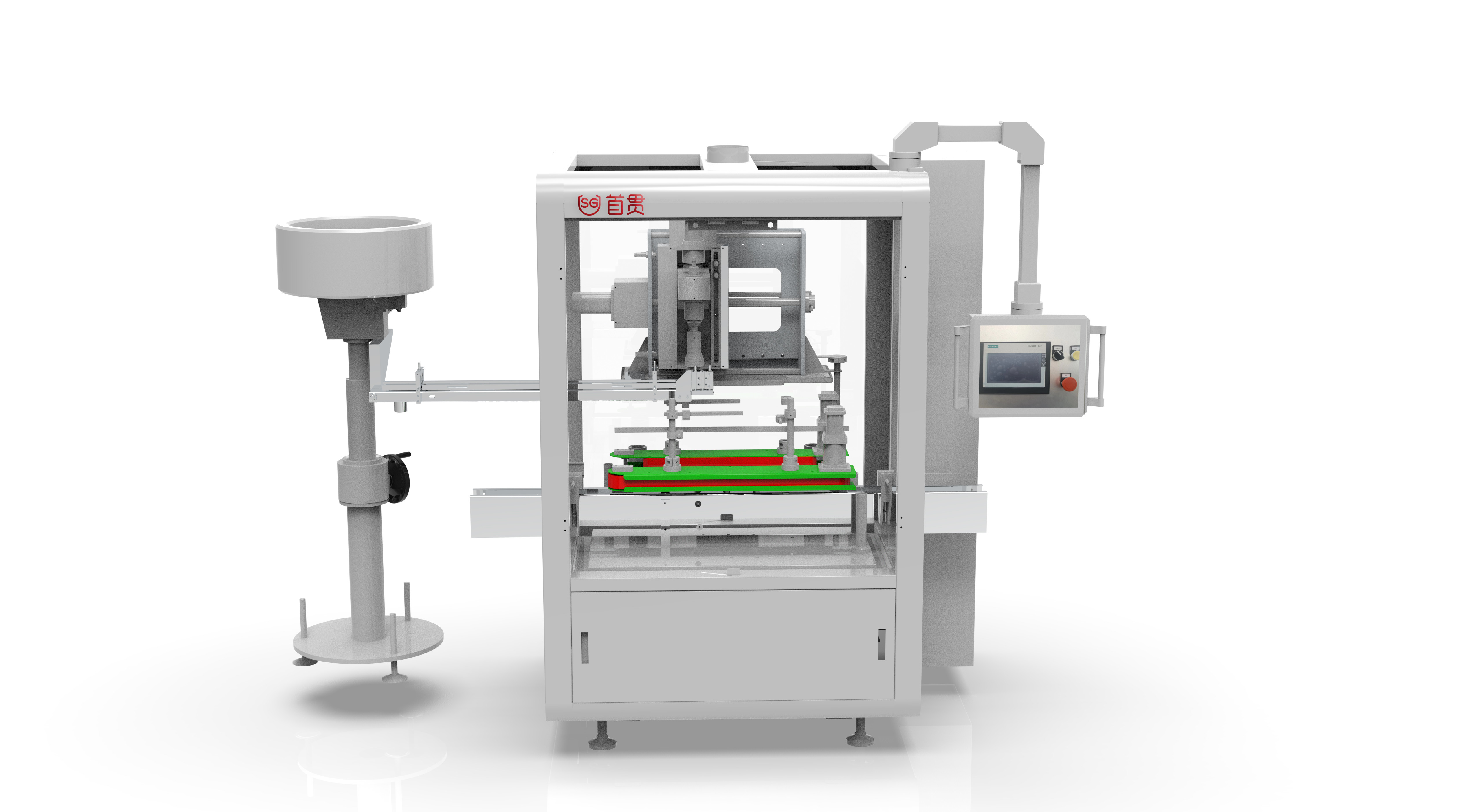 Servo Tracking Capping Machine Plastic Wrapping Machine Automatic ...